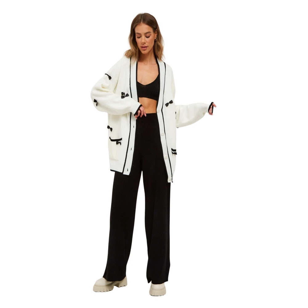 Cesare Gaspari Oversized Jogger Set Vest en Broek Wit White Dames