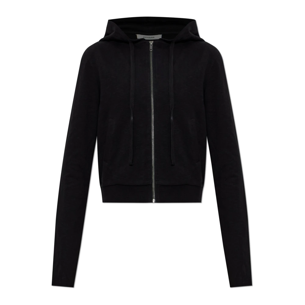Entire Studios Svart Zip-Up Hoodie