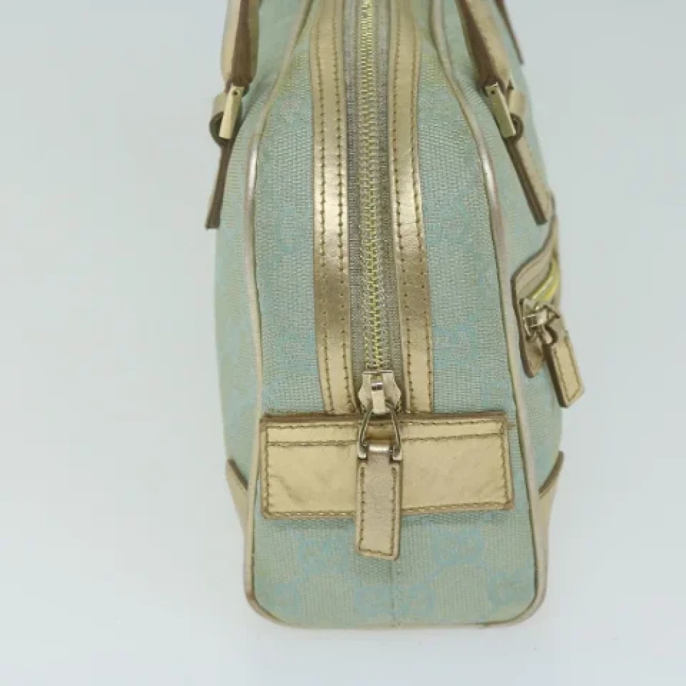 Gucci Vintage Pre-owned Canvas handbags Blue Dames
