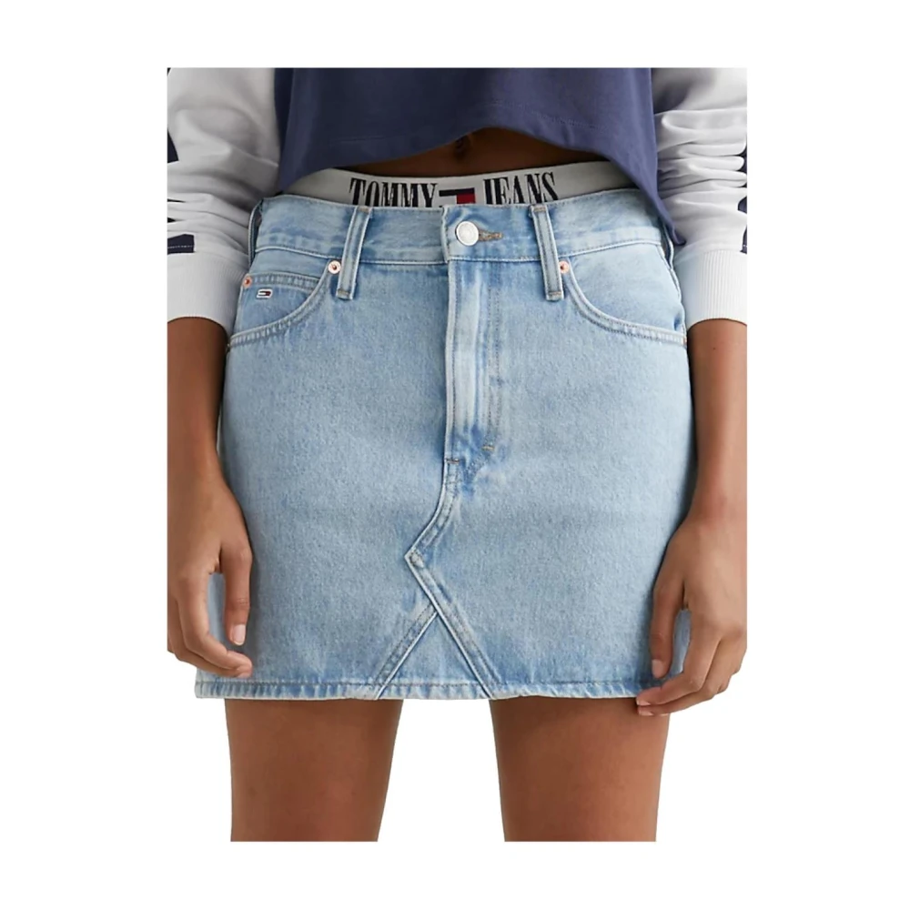 Tommy Hilfiger Women's Blue Denim Skirt Izzie - Short Skirts - W26 - Skirts
