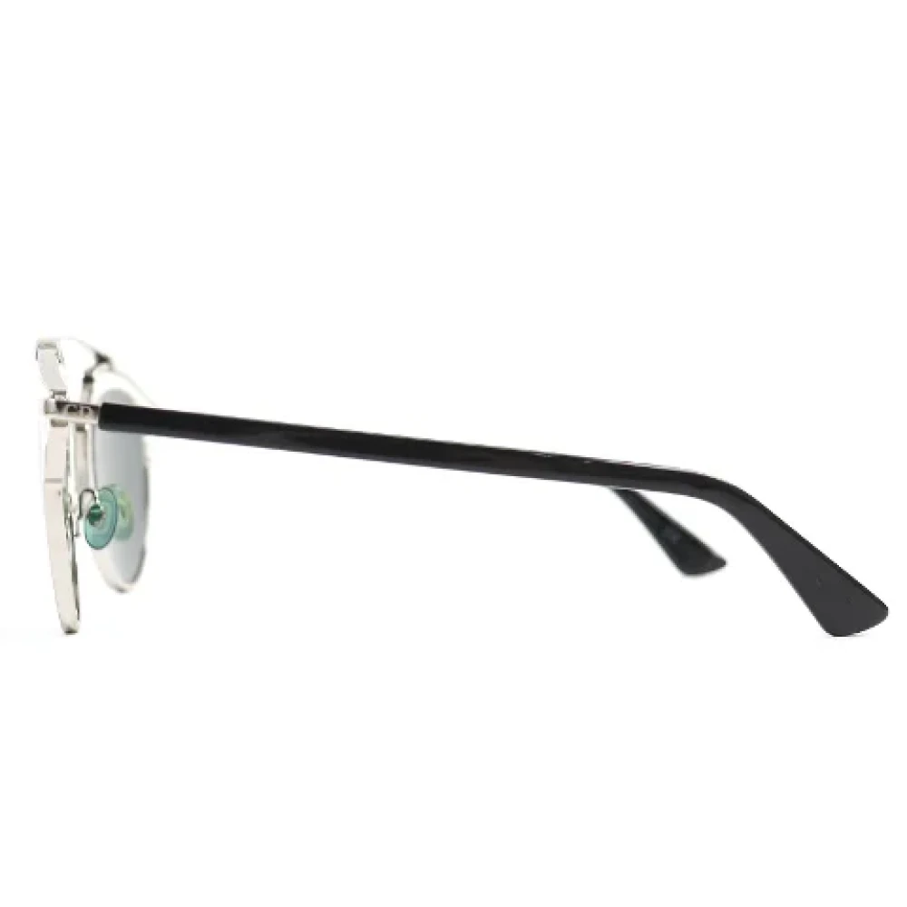 Dior Vintage Pre-owned Metal sunglasses Gray Heren