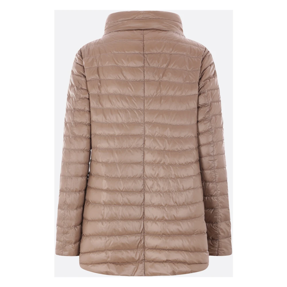 Herno Middel Chantilly Donsjas Brown Dames
