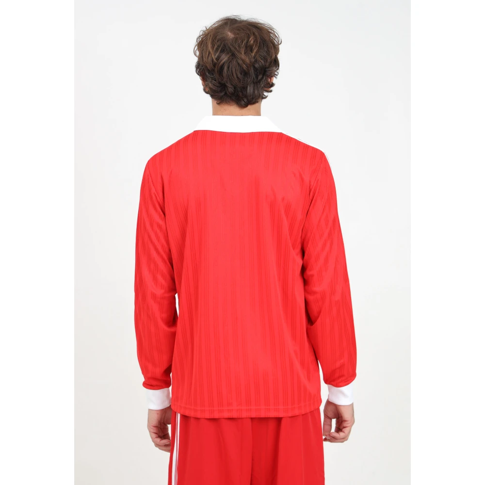 adidas Originals Sportieve Rode Longsleeve T-shirt Orange Heren