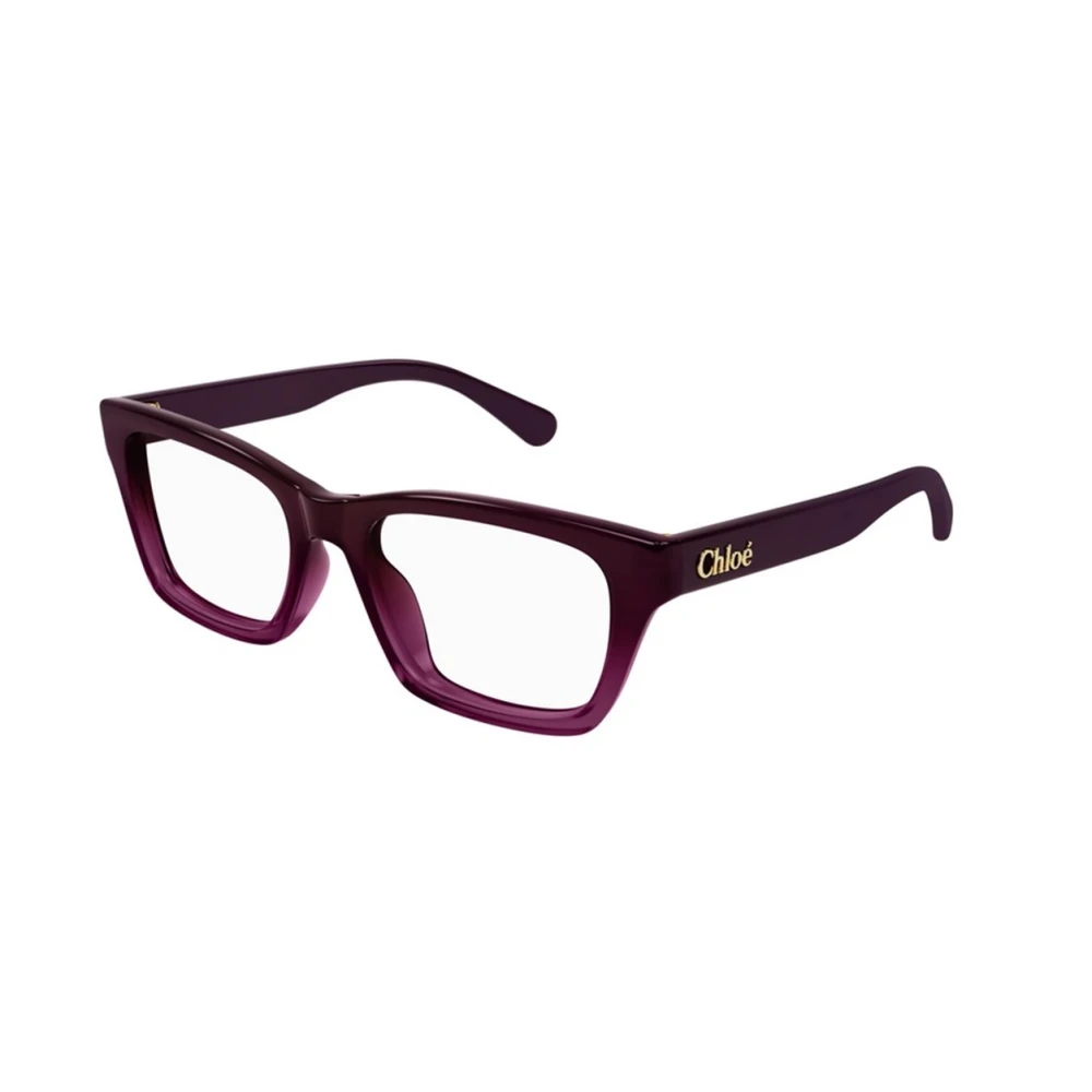 Chloé Burgundy Zonnebril Model 007 Purple Unisex