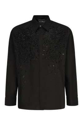 black-button-up-shirt-regular-fit