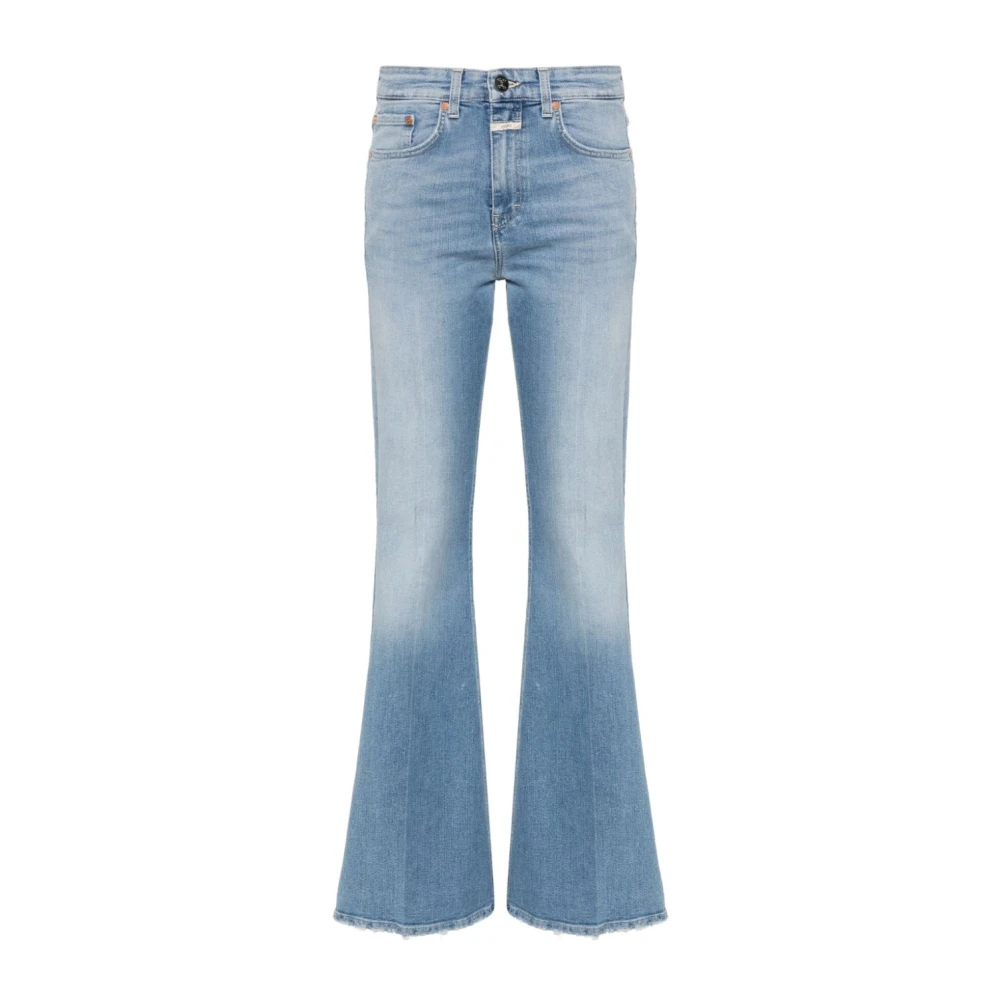Closed Lichtblauwe Distressed Bootcut Jeans Blue Dames