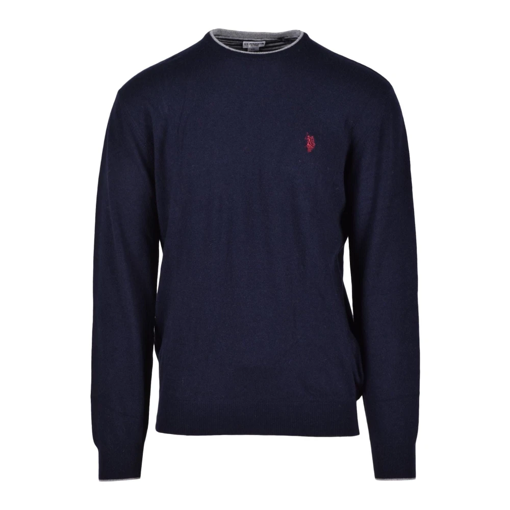 U.s. Polo Assn. Wolmix Kasjmier Trui Blue Heren