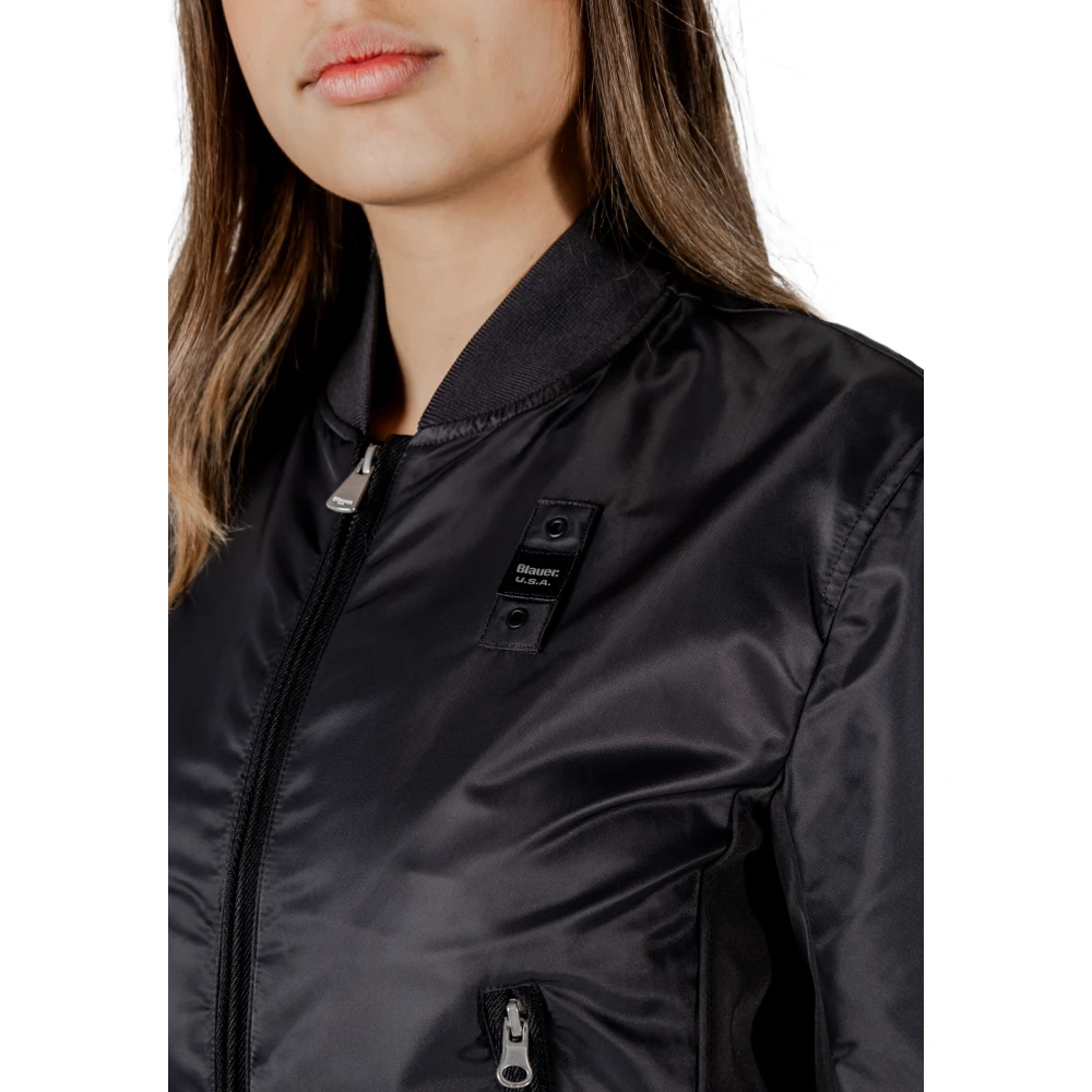 Blauer Lente Zomer Dames Jassen Collectie Black Dames