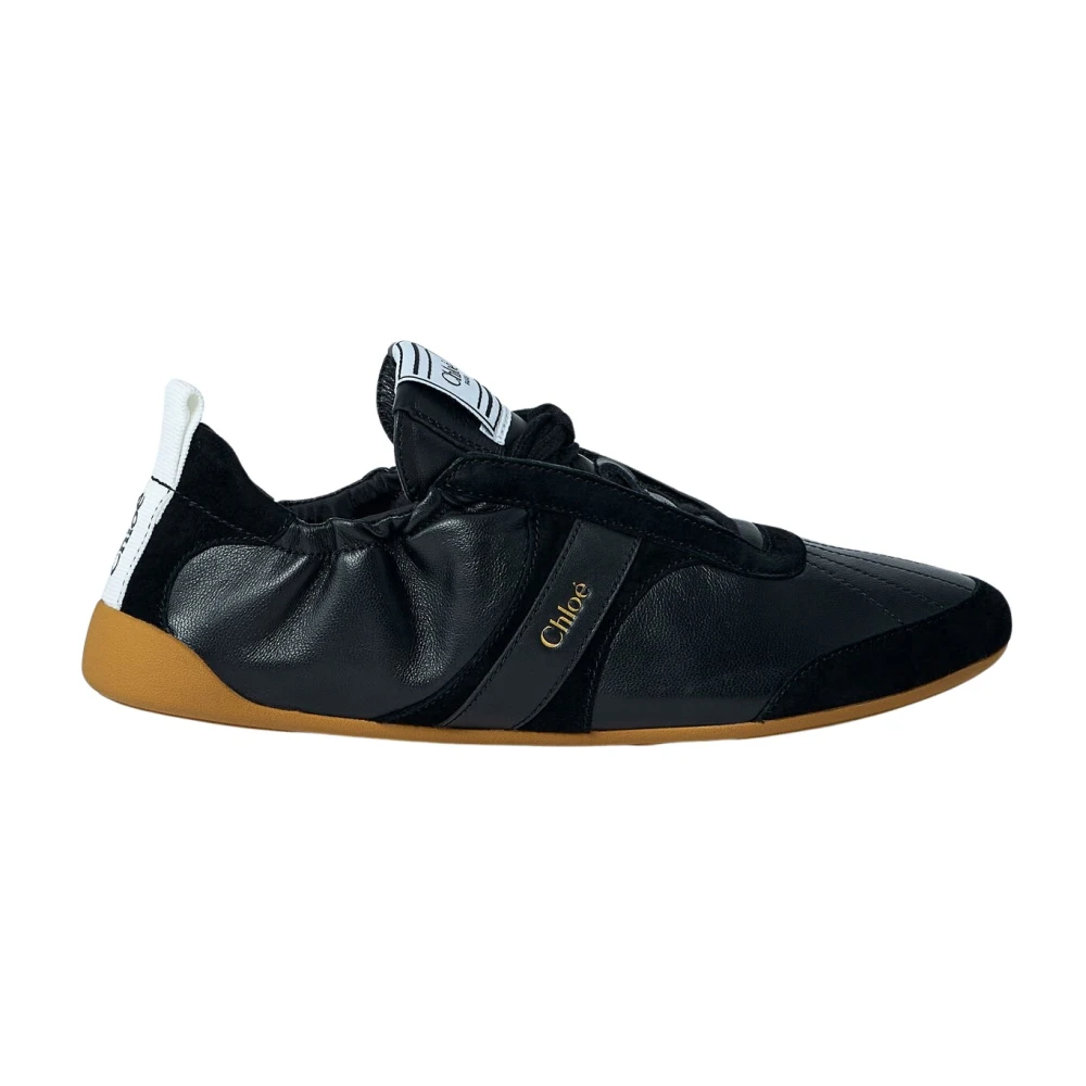 Chloé Women's Black Sneakers, 5 Uk, Kick Trainers