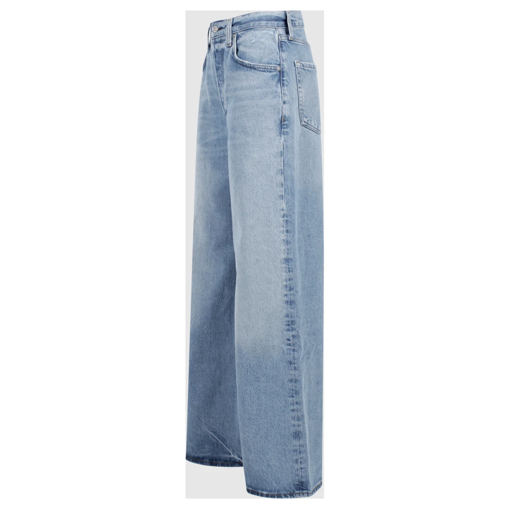 Citizens of Humanity Wide Leg Boot Cut Jeans Blue Dames