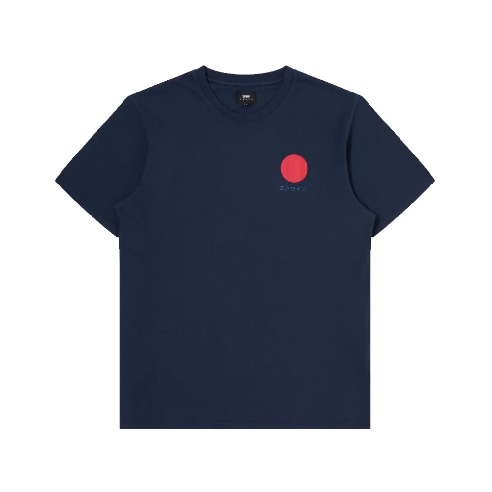 Edwin Japanse Sun T-Shirt Navy Blue Heren