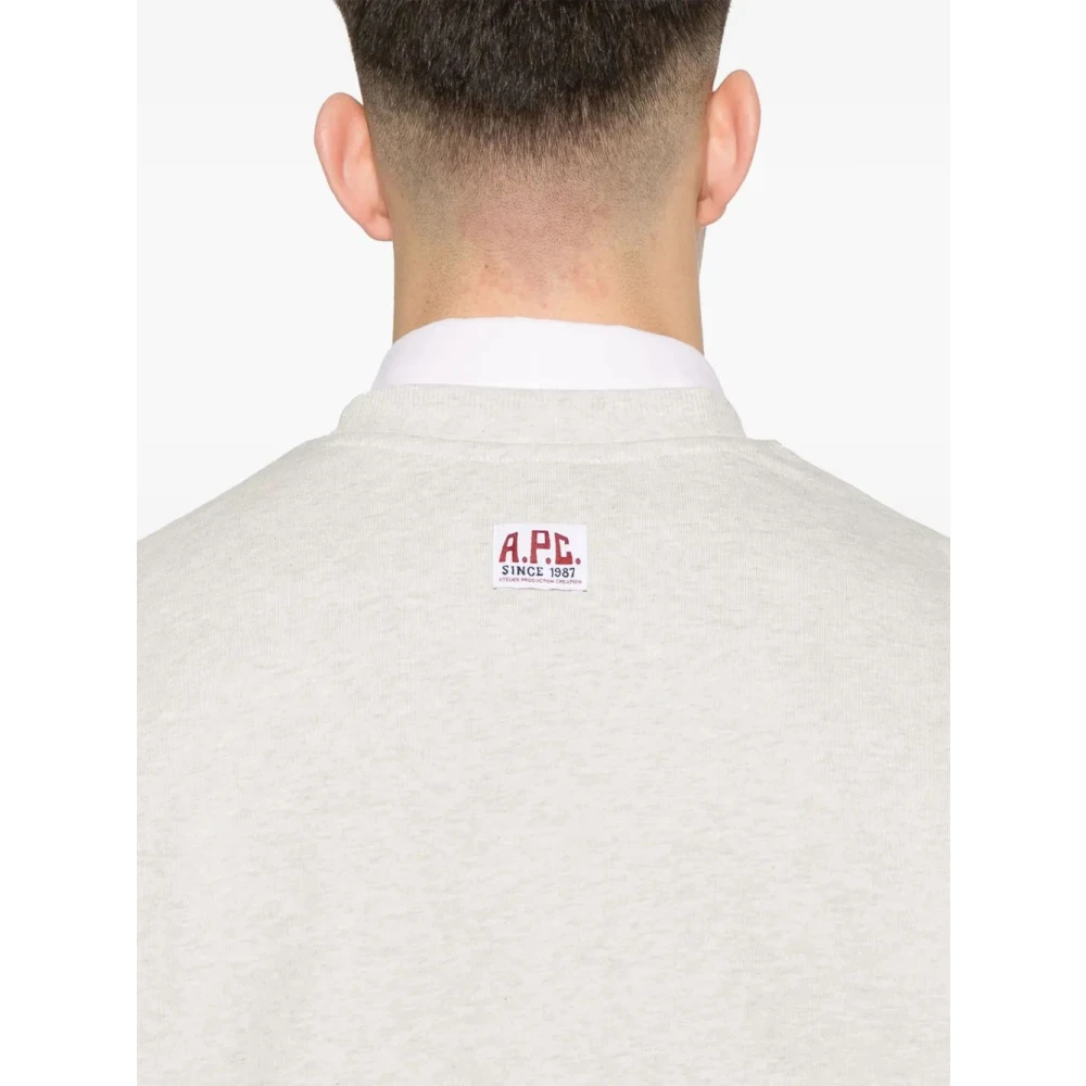 A.p.c. Truien voor dames: Zacht Stijlvol & Comfortabel Beige Heren