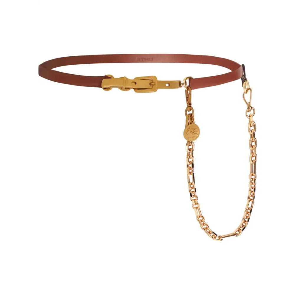 Etro Brown Belts, Female, 85 Cm, Belt