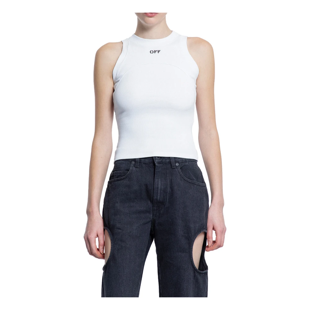 Off - Tops > Sleeveless Tops - - Off White - Modalova