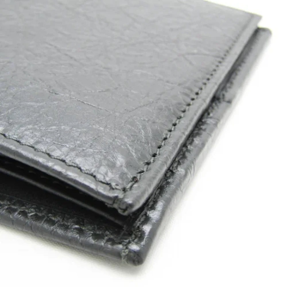 Balenciaga Vintage Pre-owned Leather wallets Gray Dames