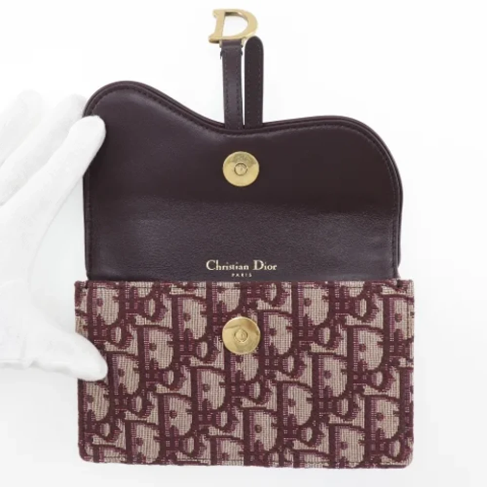 Dior Vintage Pre-owned Canvas dior-bags Red Dames