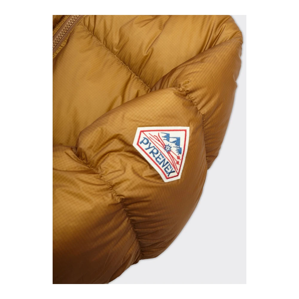 Pyrenex Bronze Brown Ripstop Puffer Jas Brown Heren