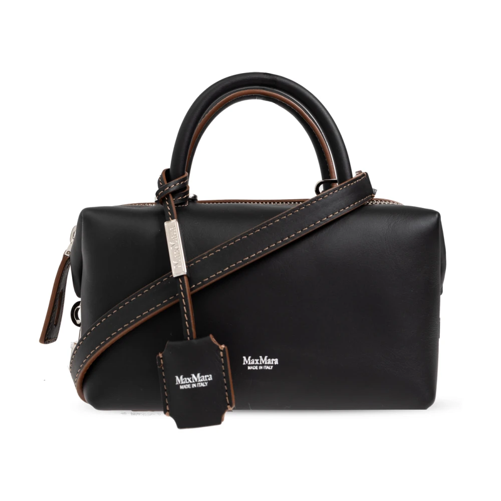 Max Mara Schoudertas Holdalls Black Dames