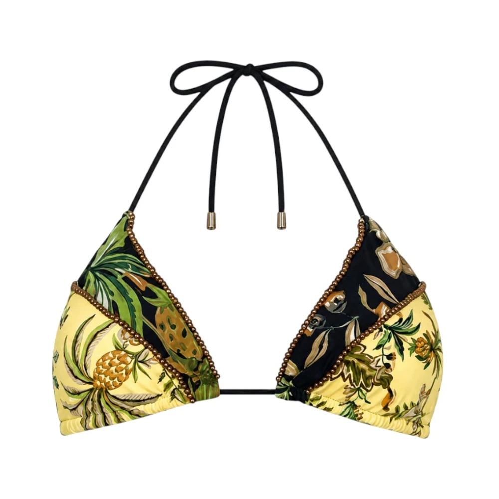 Miss Bikini Women's Multicolor Triangle Bikini With Inlay Embroidery - Bikinis - L - Swimwear