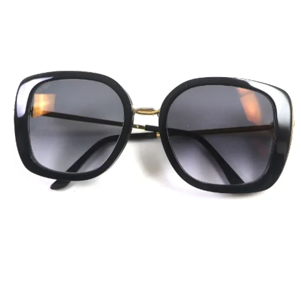 Cartier Vintage Pre-owned Glass sunglasses Black Heren