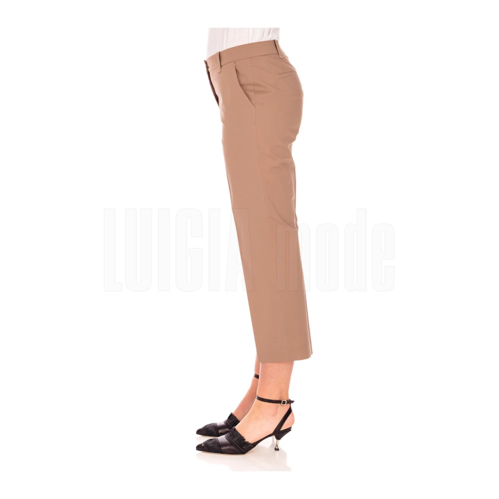 Via Masini 80 Stijlvolle Herenbroek Beige Dames