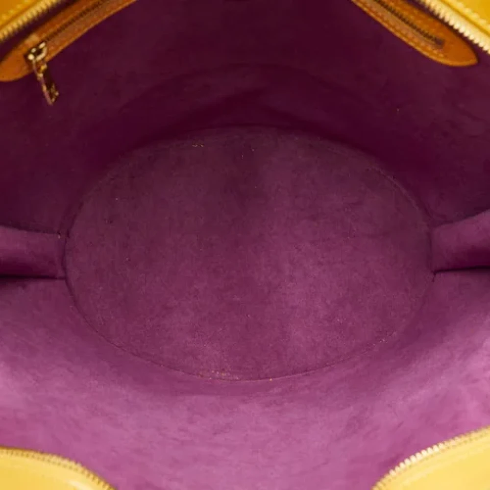 Louis Vuitton Vintage Pre-owned Leather louis-vuitton-bags Yellow Dames