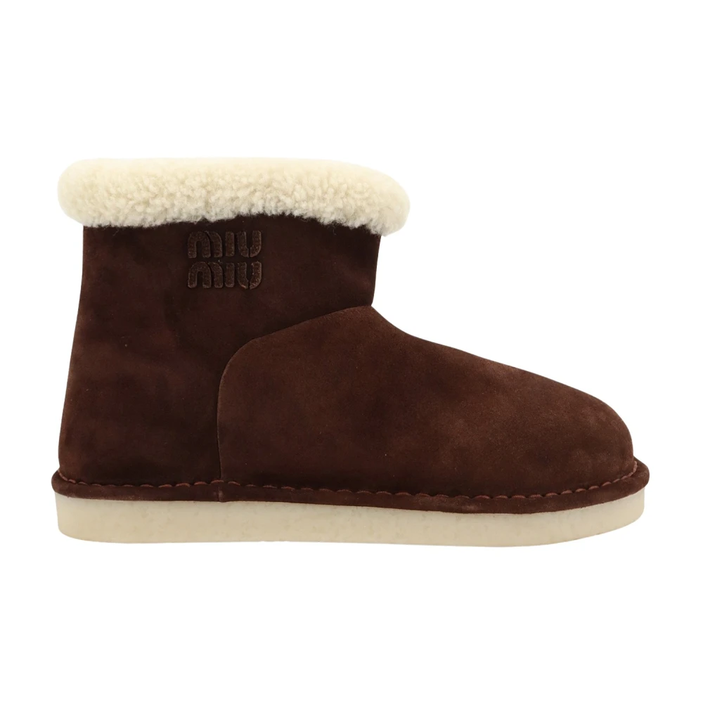 Miu Miu , Damen, Schuhe, Braun, 41 Eu