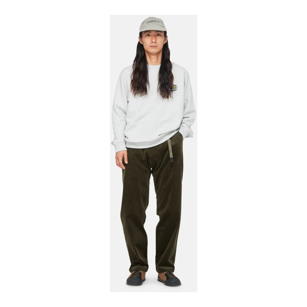 Gramicci Ribfluwelen Broek Olijfgroen Green Heren