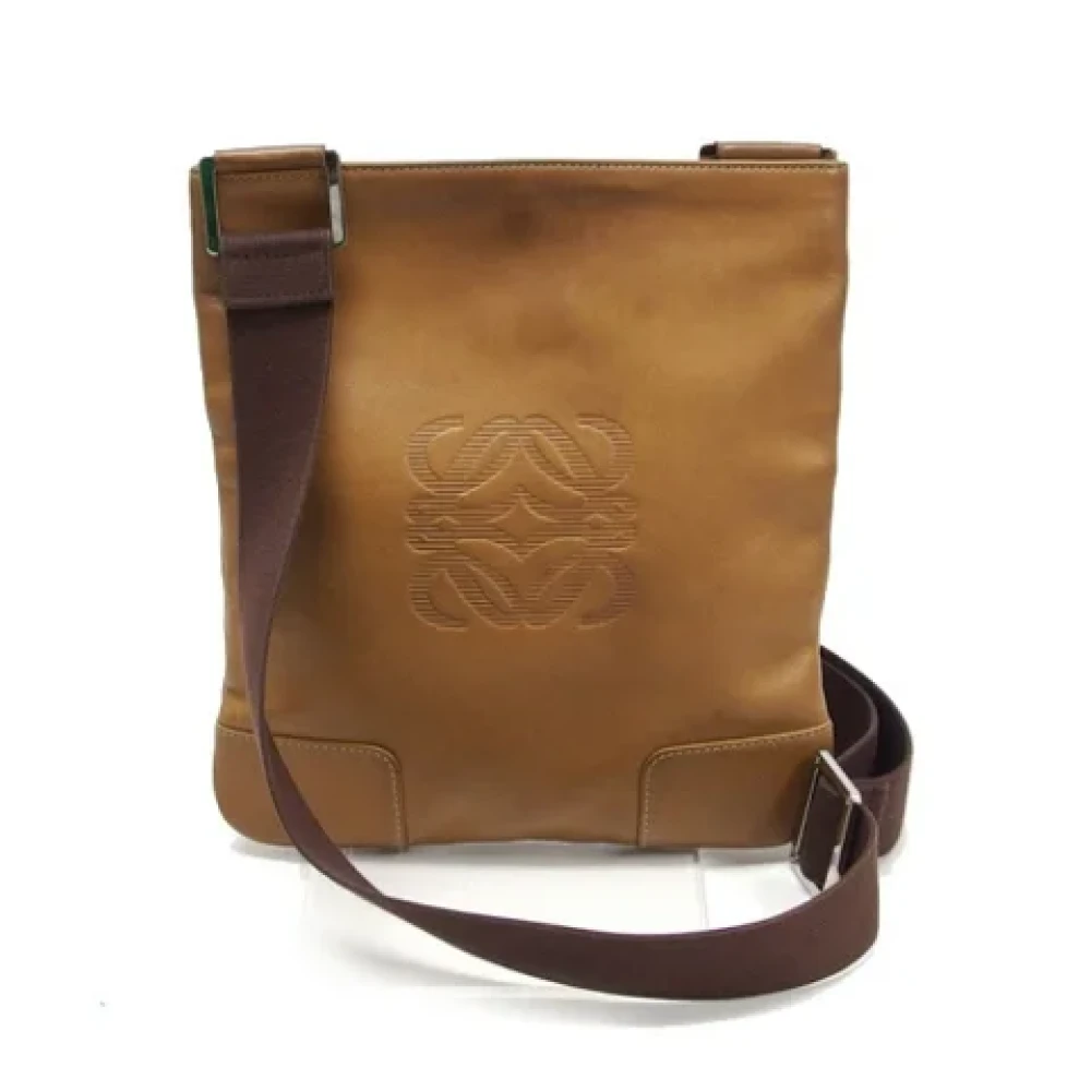 Loewe Pre-owned Fabric shoulder-bags Beige Dames