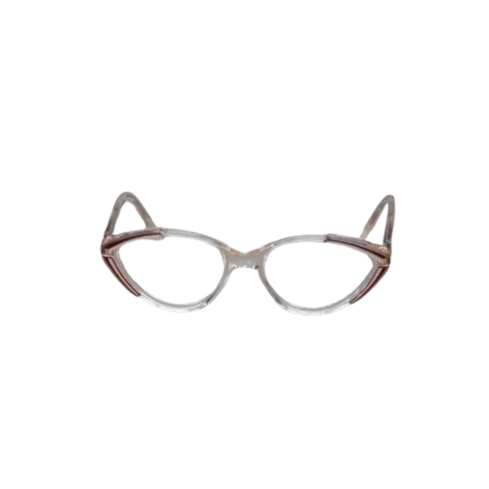 Yves Saint Laurent Vintage Pre-owned Acetate sunglasses White Dames