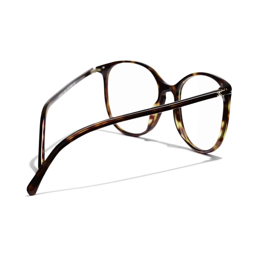 Chanel Stijlvolle bril in donker Havana acetaat Brown Dames