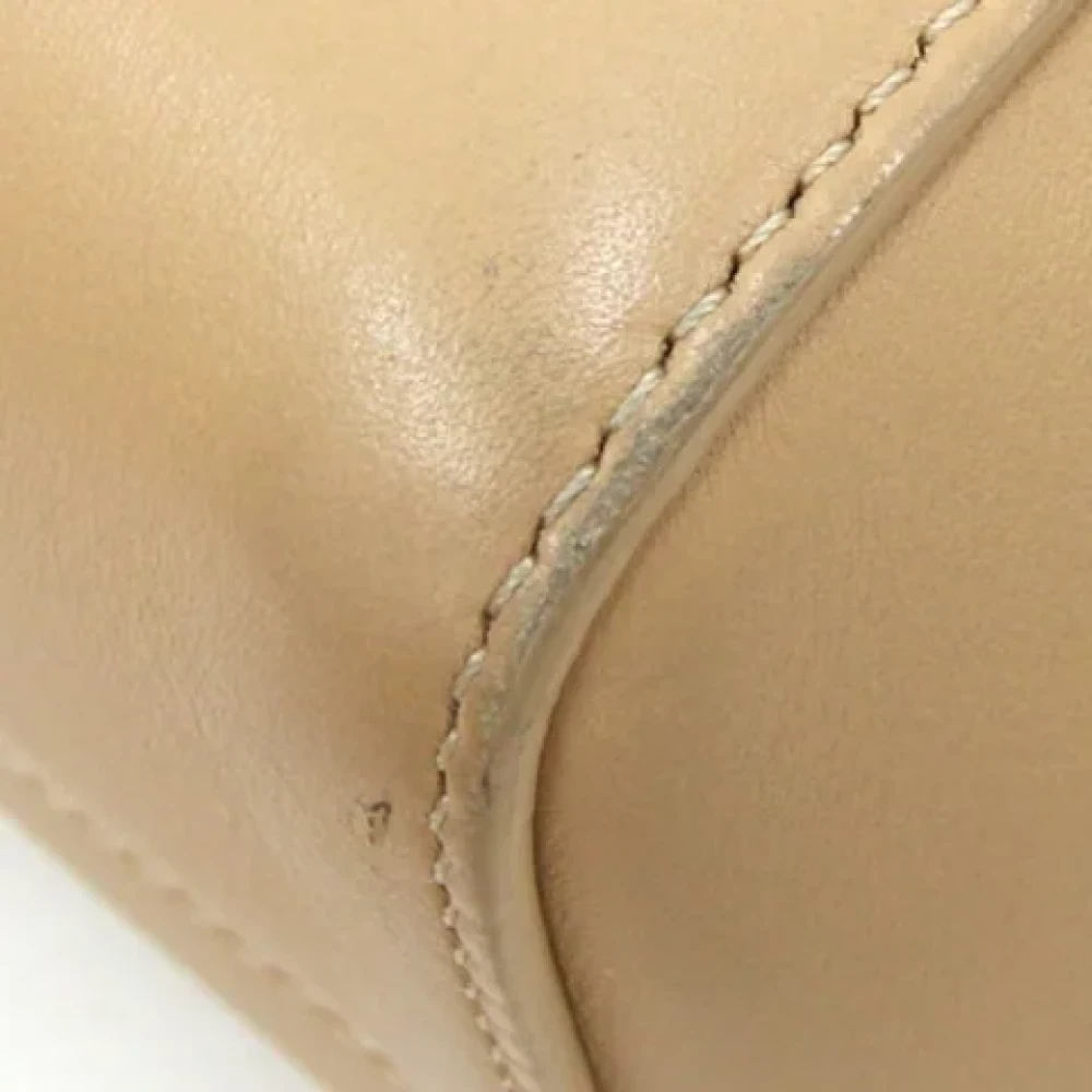 Chloé Pre-owned Leather handbags Beige Dames