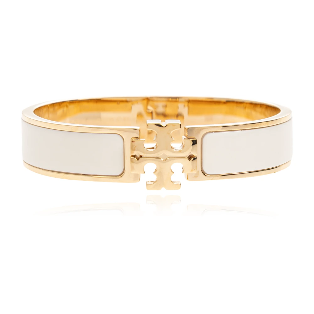 Tory Burch Women's Beige Bracelets, M, Kira Enamel Bracelet