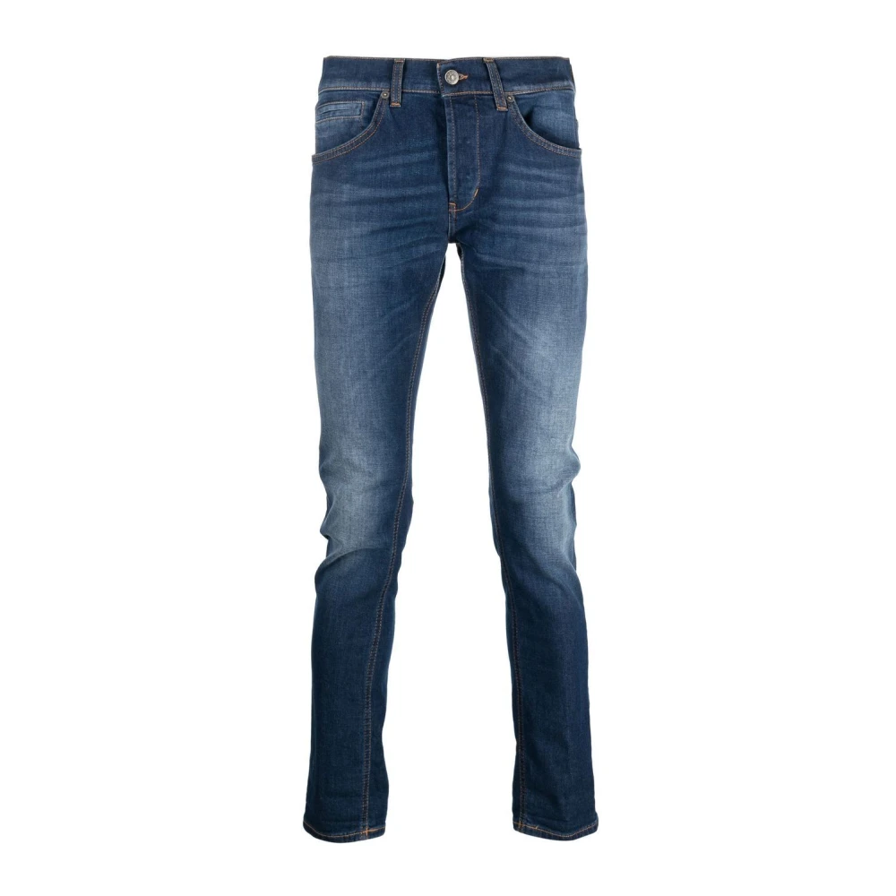 Dondup Blauwe Jeans met 98% Katoen Blue Heren