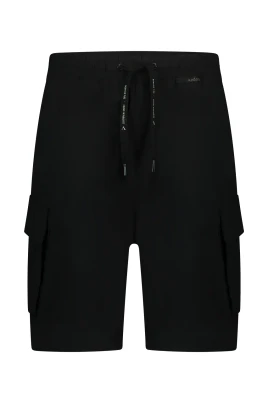 Kort Svart Beam Stil Shorts