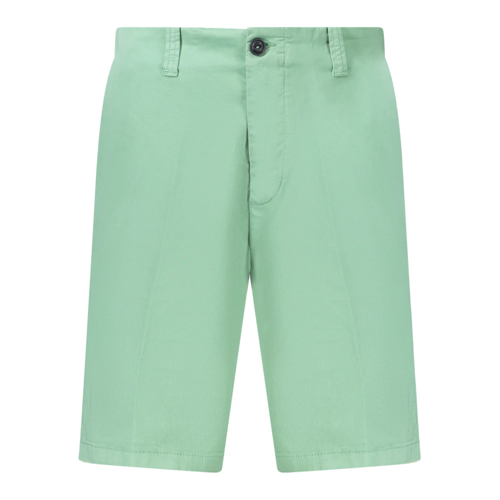 North Sails , Casual Shorts, Female, Green, M, Slim Fit Short