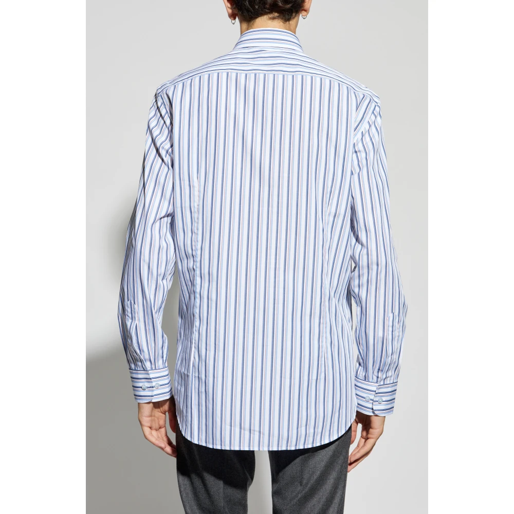 ETRO Gestreept overhemd Blue Heren