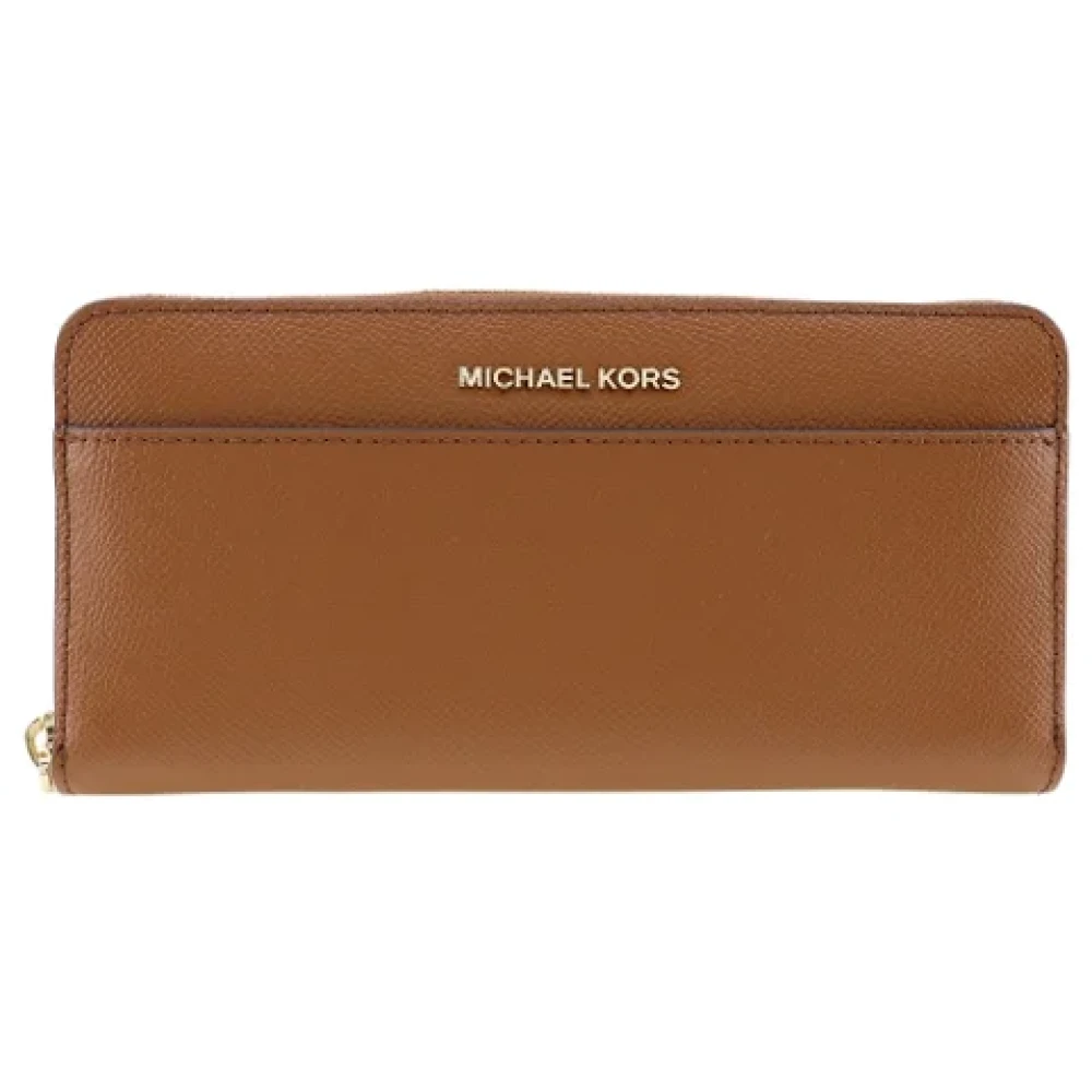 Michael Kors Pre-owned Leather wallets Brown Dames