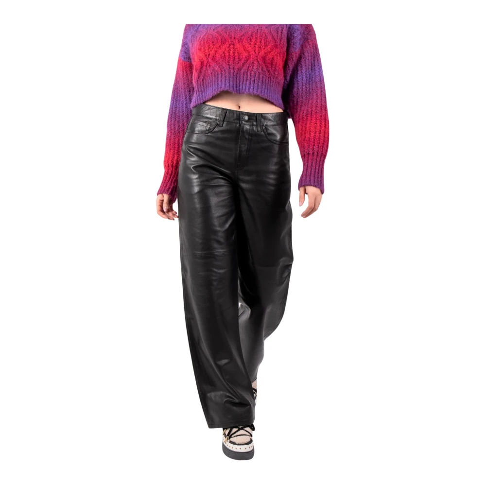 Trousers > Leather Trousers - - Drykorn - Modalova