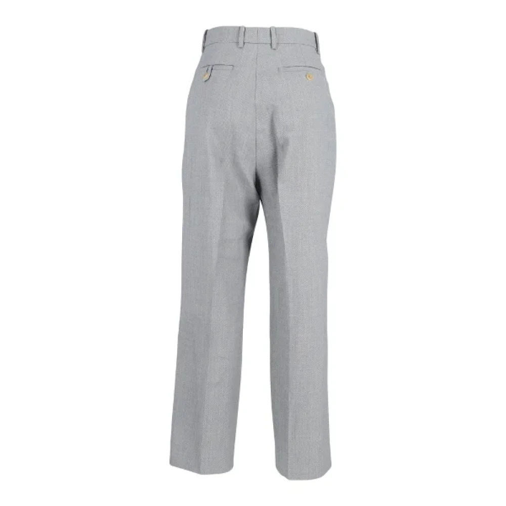 Gucci Vintage Pre-owned Wool bottoms Gray Dames