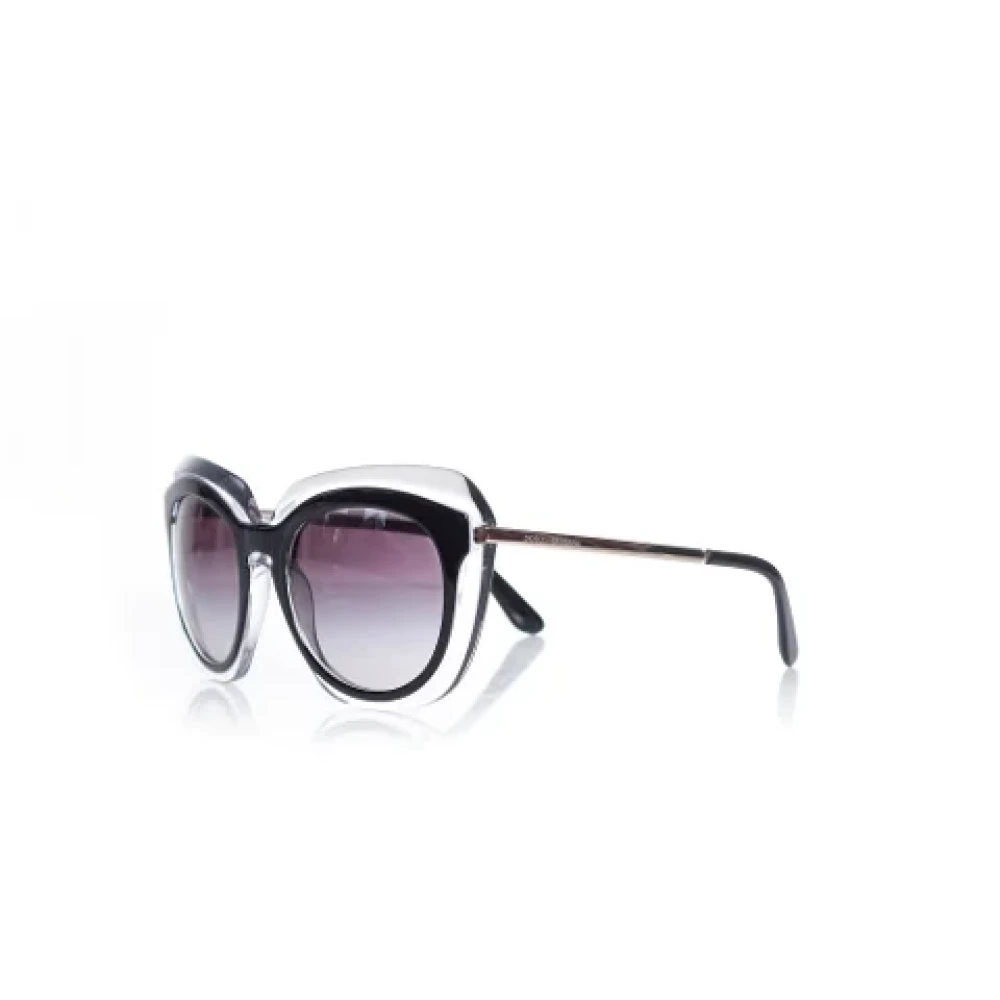 Dolce & Gabbana Pre-owned Plastic sunglasses Black Dames
