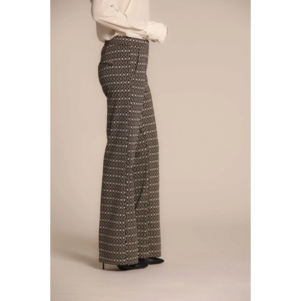 Mason's Geometrisch Patroon Winter Chino Broek Multicolor Dames