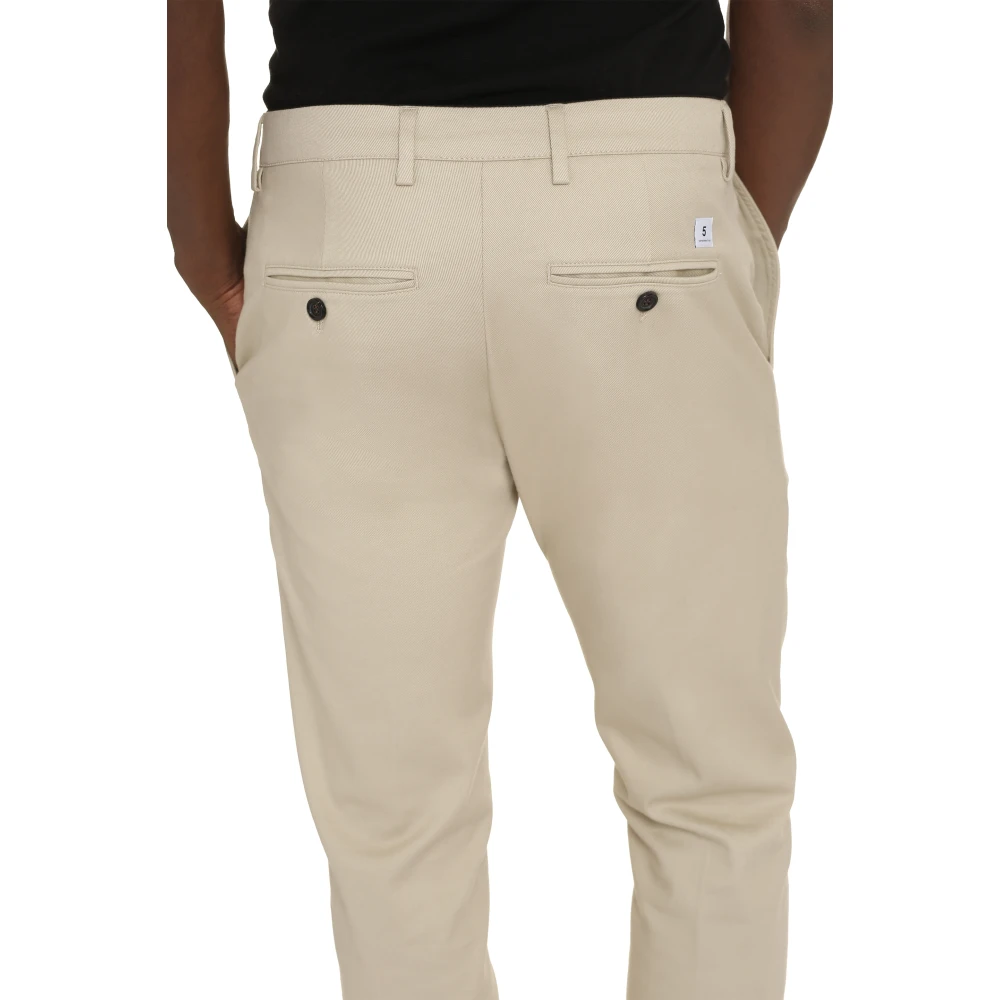 Department Five Mike Chino Broeken met Achterzakken Beige Heren