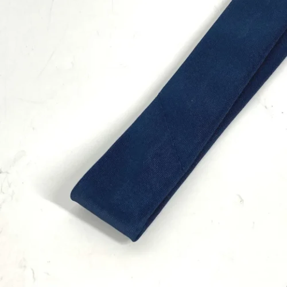 Louis Vuitton Vintage Pre-owned Fabric home-office Blue Heren