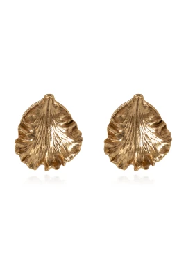 Iris Leaf Earrings