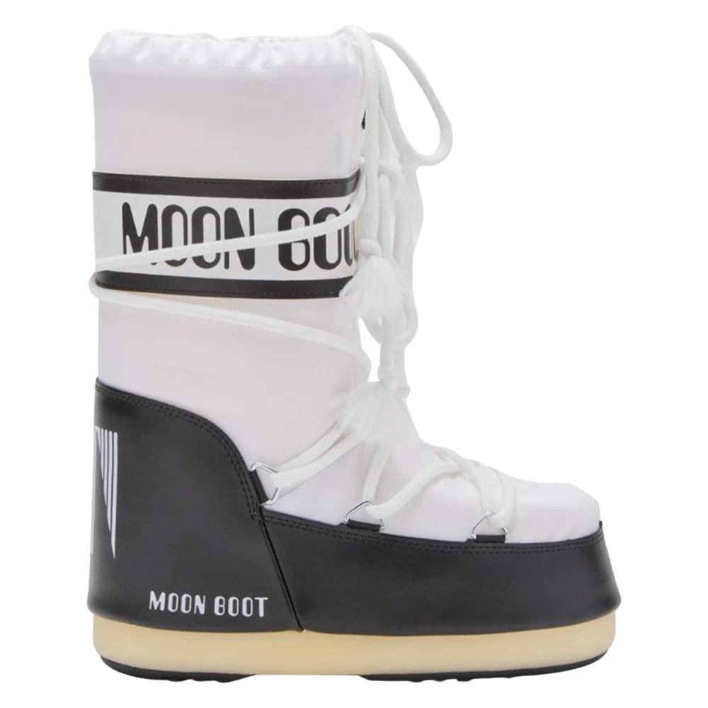 Moon Boot Unisex Kids White Kids Boots, 31 Eu, Icon Kids Winter Boots
