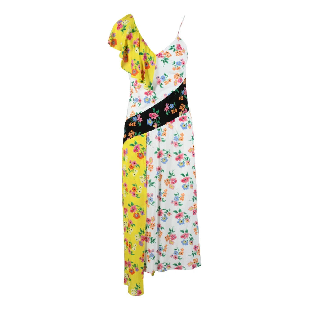 Msgm Viscose Jurk voor Dames Multicolor Dames