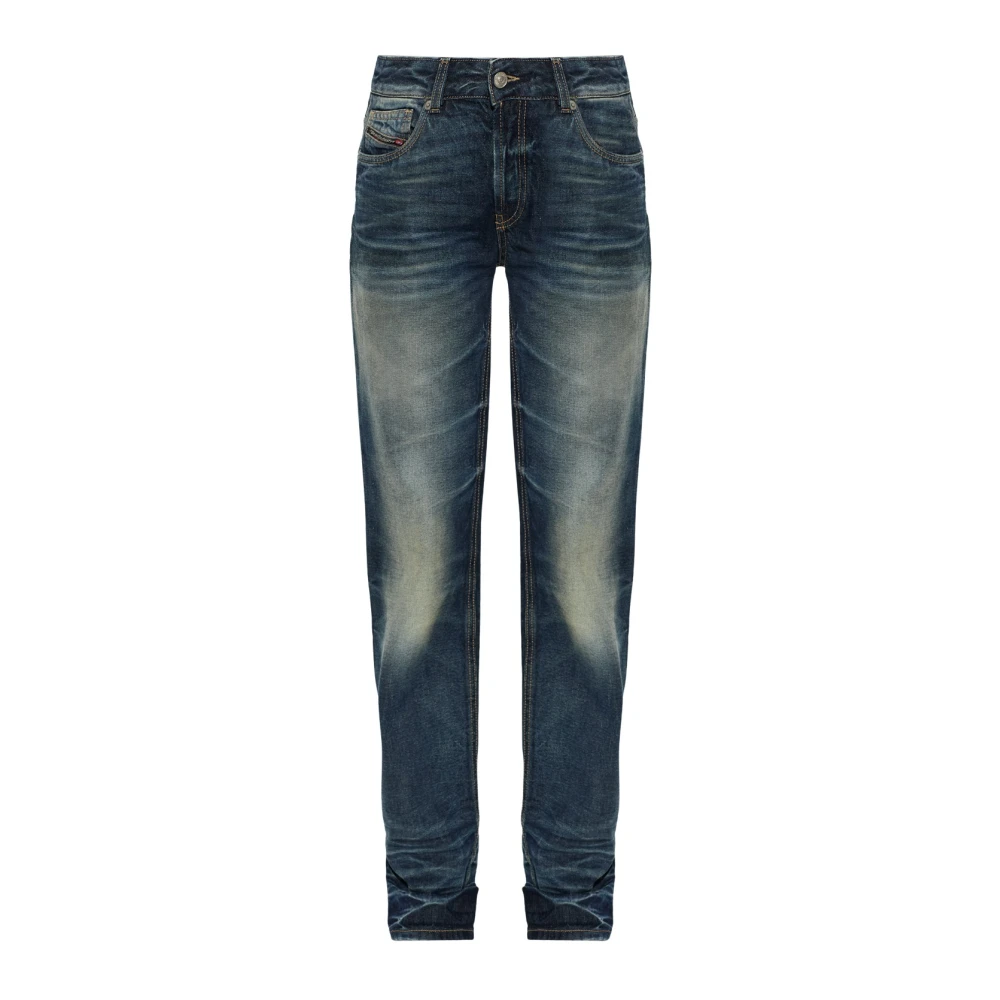 Diesel Donna Blu - Jeans A Vita Regolare Con Tacco A D - Immagine 4