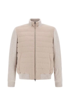 Resort Jacket i ullblandning Melange Flanell