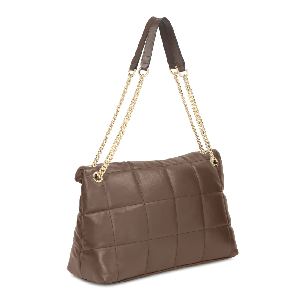 Kazar Grote leren handtas aan een ketting Brown Dames
